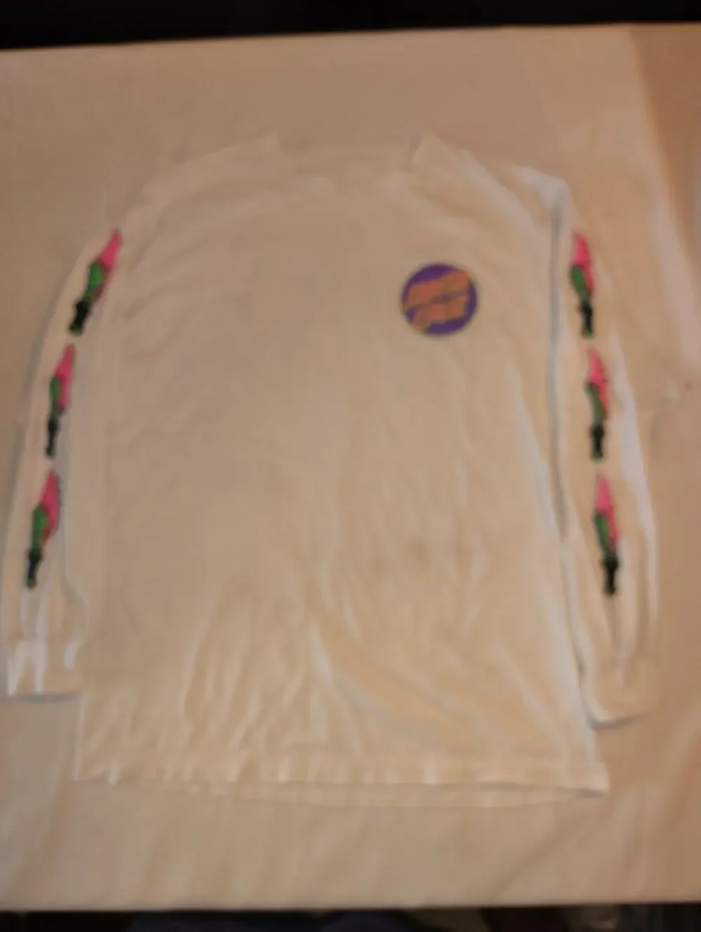 Vintage Y2K Santa Cruz Skateboards, Meek Slasher, Long Sleeve Shirt Size XL